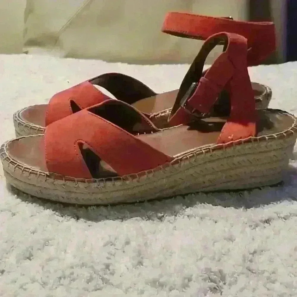 Franco Sarto platform sandals sz 9 1/2 - Picture 3 of 7